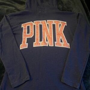 VS Pink Tunic Hooded Sweater